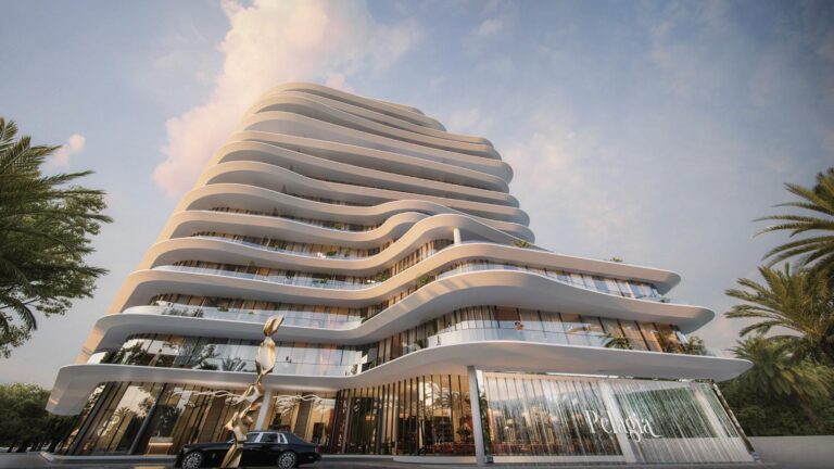 Pelagia at Al Marjan Island - terraced apartment building exterior