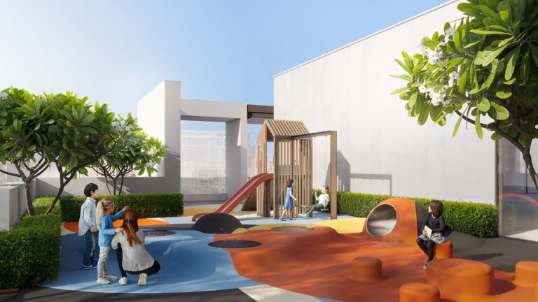 Verdania by Object 1 - children's play area with slide